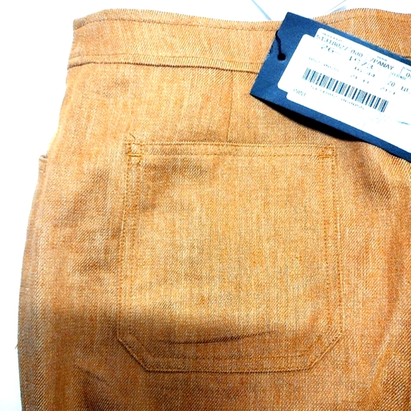 MAXMARA WEEKEND SLACKS/TROUSERS BURNT ORANGE SIZE 10, - Picture 6 of 9